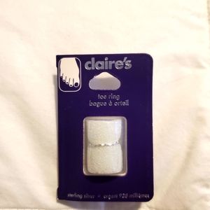 Sterling silver toe ring NWT
